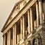 Clock in front of the Bank of England