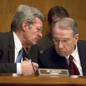 Sen. Max Baucus and Sen. Charles Grassley 