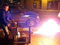 The gas grill flamethrower