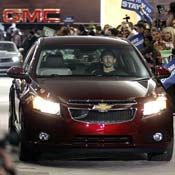 GM's Chevy Cruze at the 2009 Detroit Auto Show 