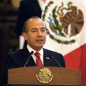 Mexican President Felipe Calderon 