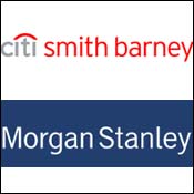 Smith Barney and Morgan Stanley logos 
