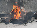burning