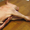 A suckling pig at Avedano's Holly Park Market.