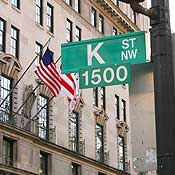 A K Street sign 