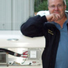 Mike Strizki with his fuel cell
