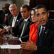 Obama meets with congressional leaders 