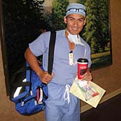 Dan Lovinaria, a nurse anesthetist at Fairview Southdale Hospital in Edina, Minn.