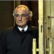 Bernard L. Madoff leaves U.S. Federal Court 