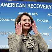 Pelosi and House Democrats discuss stimulus 