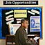 Job seeker checks listings in Oakland, Calif.