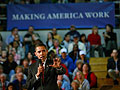 President Obama attends town hall meeting