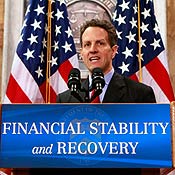 Geithner outlines Treasury's new financial plan 