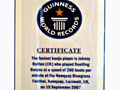 World Record certificate