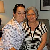 Elizabeth Bagley and her mother, Nellie. 