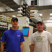 Steve McCord (left) and Darren Anderson both serve in the Army National Guard.