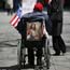 U.S war veteran begs for money