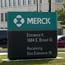 Sign in front of Merck offices in Lansdale, Penn.