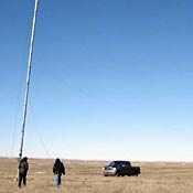 Anenometer on Cheyenne River reservation 