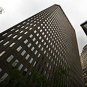 The headquarters of Goldman Sachs in New York 