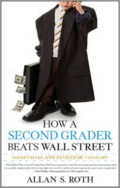 The cover image from Allan Roth's book "How A Second Grader Beats Wall Street: Golden Rules Any Investor Can Learn"