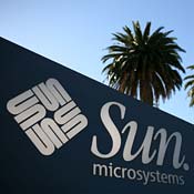 Sun Microsystems sign 