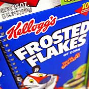 Boxoes of Kellogg's Frosted Flakes 