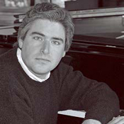 Portrait of Jazz pianist Christopher Dawson. 