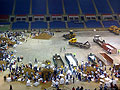 Sandbags at the Fargodome