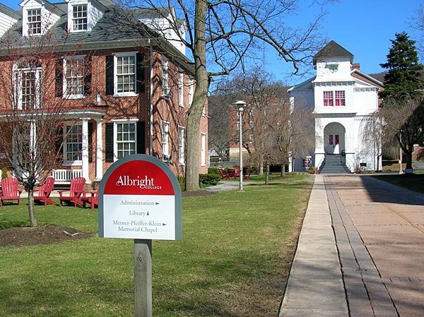 The campus of Albright College