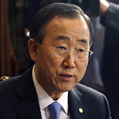 U.N. Secretary General Ban Ki-moon 