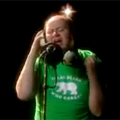 Screenshot from Dan Power's music video 