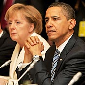 President Obama and Chancellor Angela Merkel 