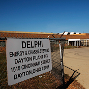 An empty Delphi automotive plant in Dayton, Ohio 