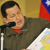 Venezuelan President Hugo Chavez 