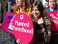 Planned Parenthood supporters