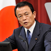 Japanese Prime Minister Taro Aso 