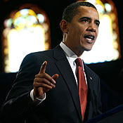 President Obama delivers a speech on the economy 