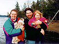 The Lovrich family with Mac, months before he died