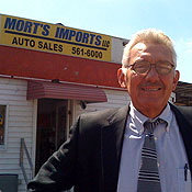 Used car salesman Morton McArthur says the tax refund season has helped his business.