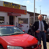 Used car salesman Morton McArthur 