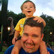 Peter Diebel and his son Reilly 