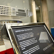 Pirate Bay's first server on display in a museum 