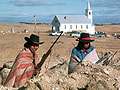 A scene from 'Wounded Knee'