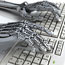 Robot typing on a keyboard