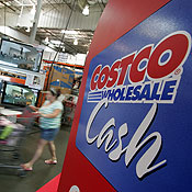 A customer shops at Costco 