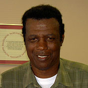 Freddie Brandon with Catholic Charities.