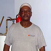 Jerry Robinson, who was laid off as a casino groundskeeper and now works part-time at a convenience store.