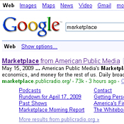 Google search for 