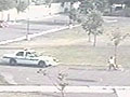 Police arriving on the scene